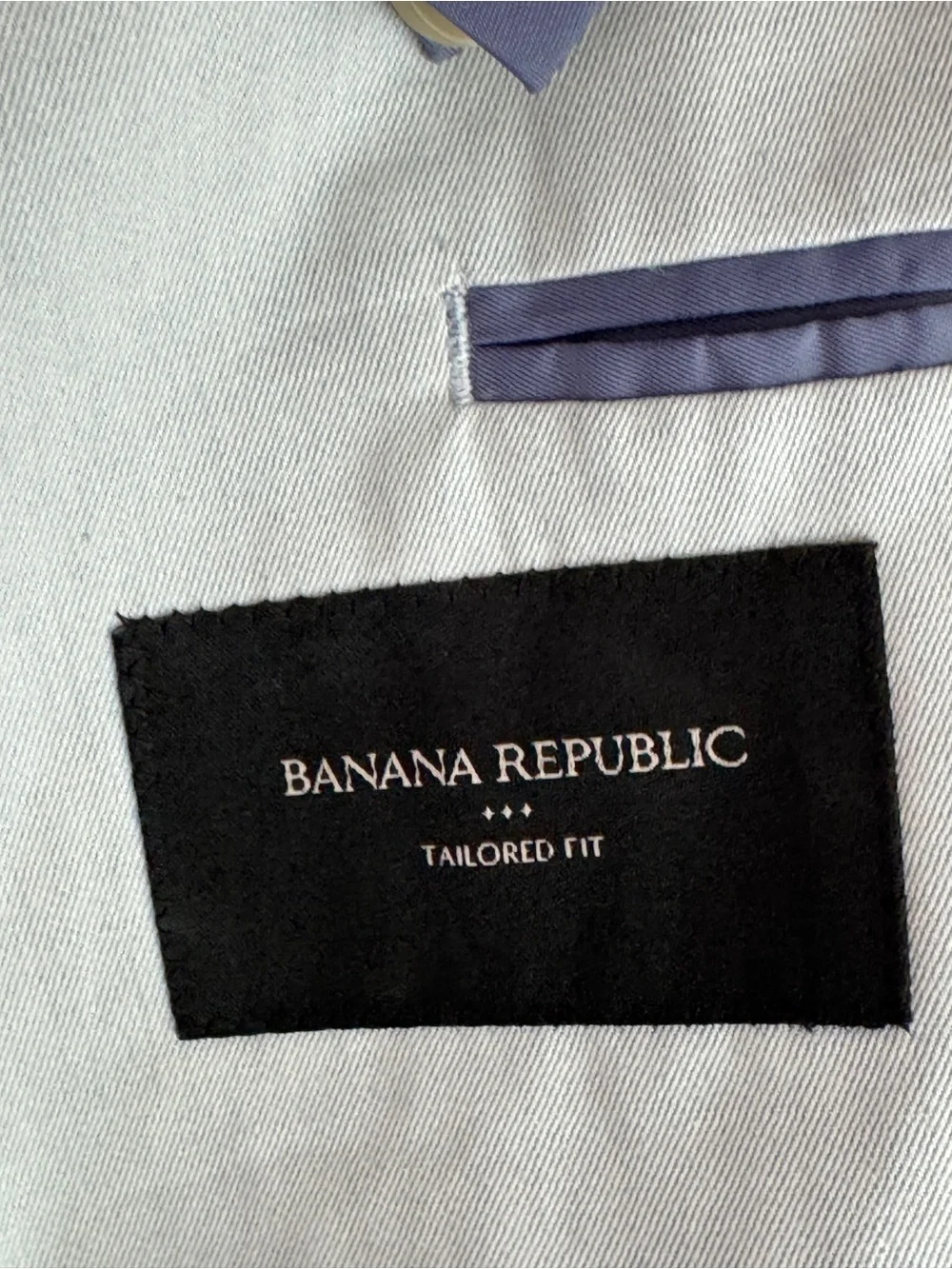 Banana Republic Light Gray Men's Single-Breasted Blazer